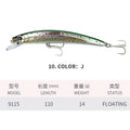 110MM 14G Minnow Fishing Lures 3D Crystal Floating - View 7 | SAMAG