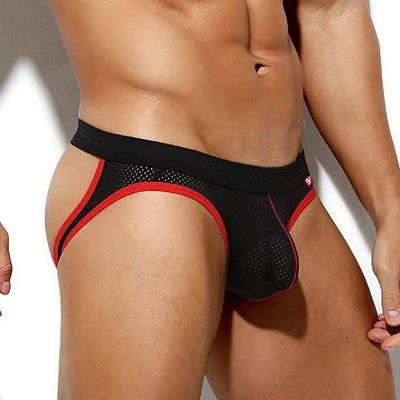 Mesh Jockstrap Men Thong Underwear Sexy Pouch Backless | SAMAG