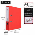 Lever Arch File A4 Folder Perforated Loose-leaf Folder Loose-leaf Book Data Book Double Hole Thickened Binders Desktop Organizer