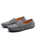 Men's Suede Leather Penny Loafers Casual Driving Moccasins Slip-On Boat Shoes Plus Big Sizes 49 50 51 52 53