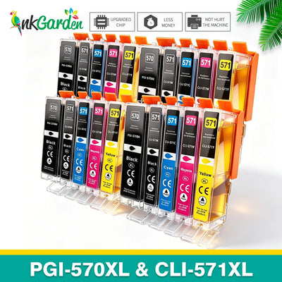InkGarden 570 571 XL Ink Cartridge 570XL For Canon | SAMAG