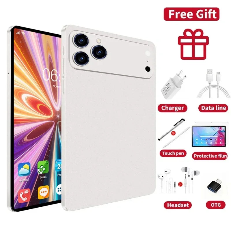 2026 NEW Pad 17 Pro Max Tablet PC 11inch 22GB+2TB Tablets Android 16 Snapdragon8Gen3 Tablette PC 20000mAh 5G Dual SIM Mini PC
