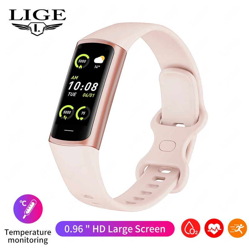 2026 Sport Smart Bracelet Fitness Tracker Health Monitor For Women Band Lightweight Waterproof Men's Smart Watch For Android Ios