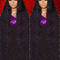 Water Wave 13x4 13x6 Lace Front Wigs Human Hair 250 Density Transparent Curly Wave Lace Front Wig 40 44 Inch Deep Wave For Women