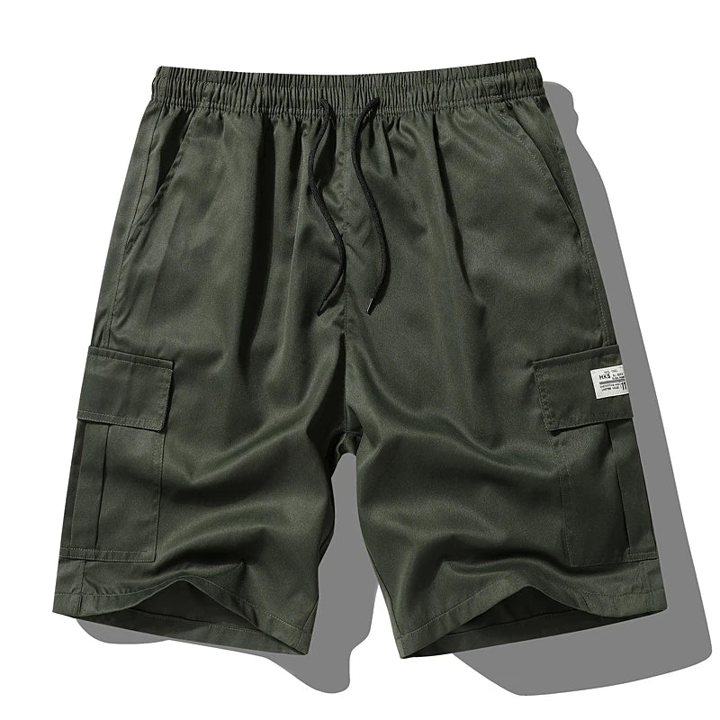 Men's Summer New Cargo Shorts Loose Plus Size Drawstring | SAMAG
