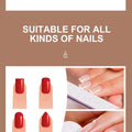 Gel Nail Polish Set for Beginner 6 PCS 8ML Glitter Art Gel Varnish with Base Coat Top Coat and UV Lamp for Manicure Salon Tools