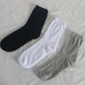 10Pairs Men's Pure Cotton Socks Autumn winter Black White | SAMAG