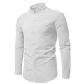 Spring Men's Long Sleeve Stand Collar Solid Color Casual | SAMAG