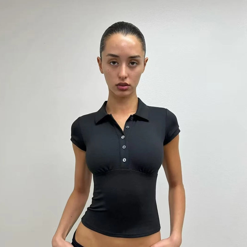 ANK Air Summer Top with Solid Color, Black and White Powder, Wide Shoulder Strap, I-Shaped Tank Top, Women's Sports, Daily Wear