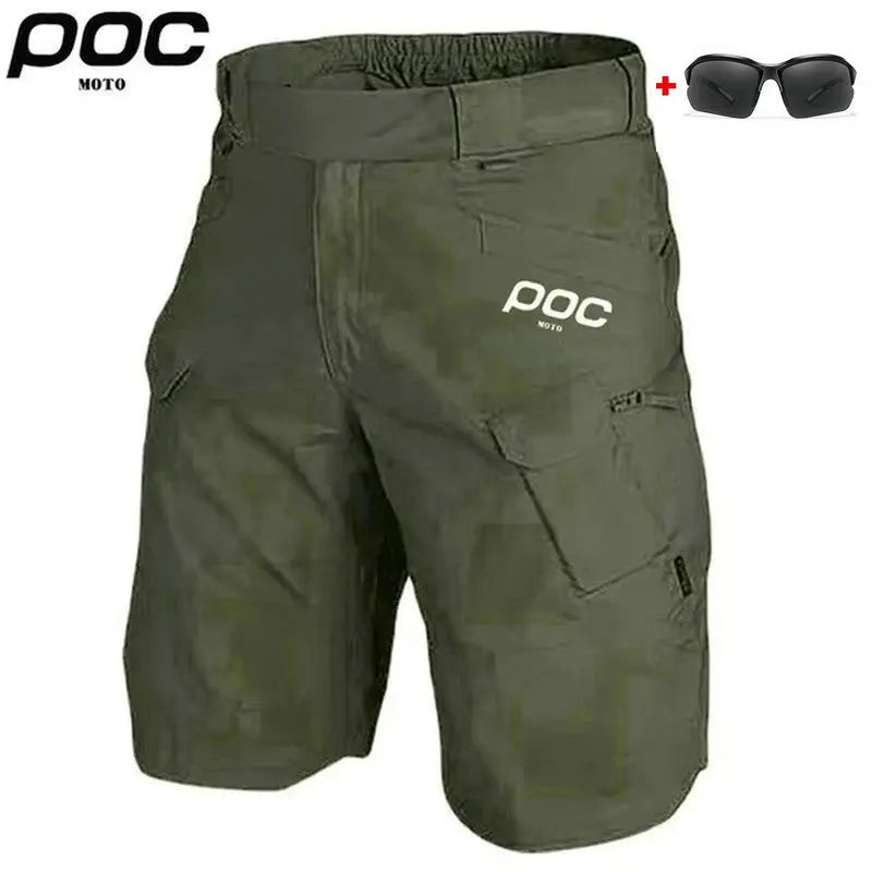 MOTO POC MTB Shorts Men's Mountain Bicycle Short Offroad DH Motorcycle Bike 2025 Outdoor Sports Quick Dry Downhill Short Pants