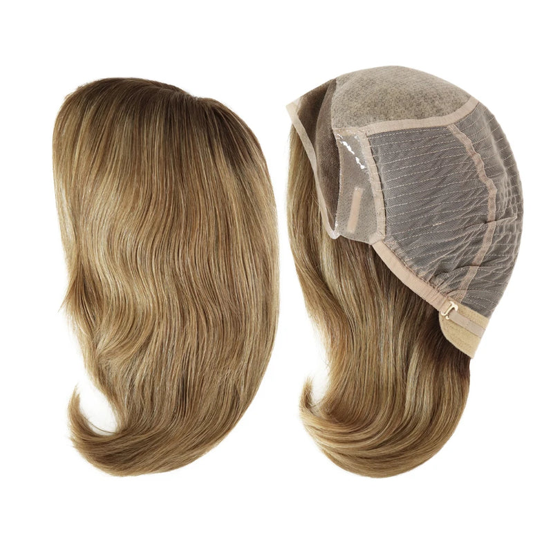 Alwayshair 100% European Virgin Hair Wig 6" 8"10" Injection Lace Lady Wig Silky Straight Short Human Hair French Lace Front Wigs