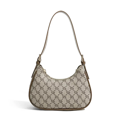 Retro Printing Female Underarm Bag Fashion Zipper Small | SAMAG