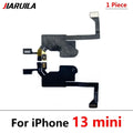 Earpiece Light Sensor Proximity Flex Cable For iPhone 13 14 15 Pro Max Plus Mini with Mic Ear Speaker Ribbon Repair Parts