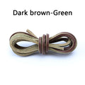 1 Pair Retro round Leather Rope Shoelaces Durable Flat Combination Sports Training Shoe Laces for Footwear