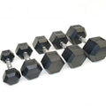 High-Quality Rubber Hexagonal Dumbbells Set 10lbs | SAMAG