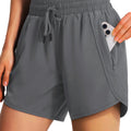 New women's casual sportswear sports running shorts quick-drying lightweight fitness shorts with zipper sports shorts