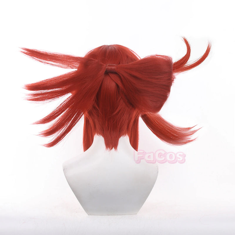 Anime Gachiakuta Riyo Reaper Cosplay Wig Long Red Hair Akuta Cleaners Heat Resistant Fiber Hair + Wig Cap Halloween Cos