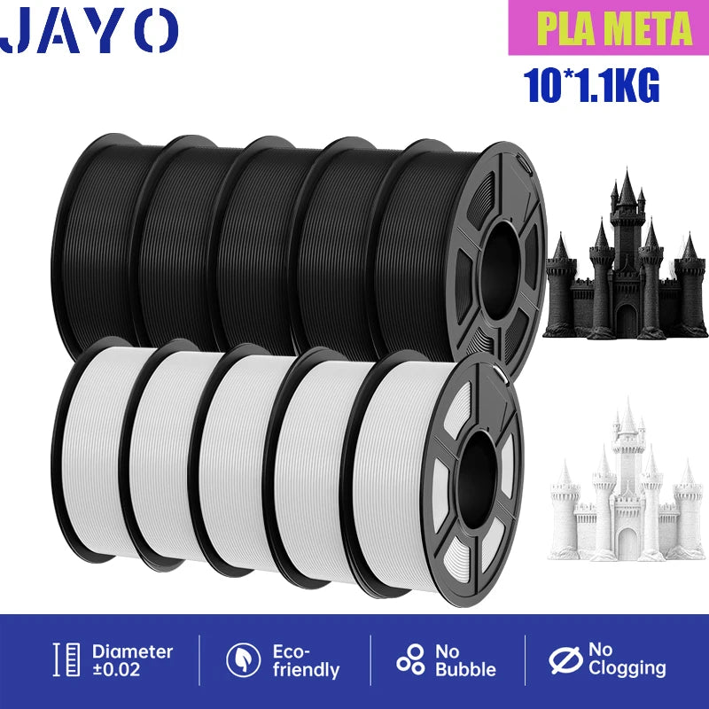 JAYO pla plus petg High speed matte PETG APLA 10Rolls  filament 175mm no bubbles smooth multiple colors optional for 3D printing