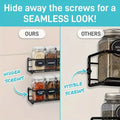 Iron Shelf Wall Mounted Organiser Kitchen Home Spice Storage Rack Bathroom Drainage Accessories - View 4 | SAMAG