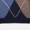 Women Fashion Argyle Sweater Women Female Lazy Style Pullover Female Spring Casual Long Sleeve Diamond Pattern Knit Sweater