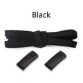 Metal Lock Magnetic Shoelaces Flat Sports Enthusiasts No Tie Shoe Laces Safe And Reliable Lazy Shoelace Rubber Band Shoestrings