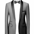 Men Formal Slim Fit Tuxedo Prom Suit Male Groom Wedding Blazers High Quality Groomsman Luxury Dress Business Banquet Party Suit
