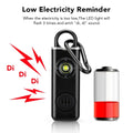 130dB Self Defense Alarm Carrying Scream Loud USB Recharging Panic Alarm Anti-wolf Alert for Girl Child Women Emergency Alarm