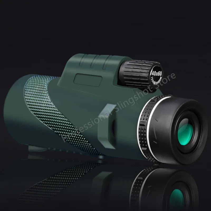80X100 High-definition High Magnification Monocular Telescope 50000M Telescope Remote Zoom Tripod Phone Holder Outdoor Hunting