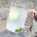 1000ML Drinking Glass Tumbler With Lid And Straw Glass Coffee Cup Glass Mug Milk Juice Cup Transparent Cup Juice Mocha Cups