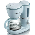 600ML American Coffee Maker Household Small Automatic Drip Mini Coffee Pot Flower Teapot Dual-Purpose Hot Drink 220V