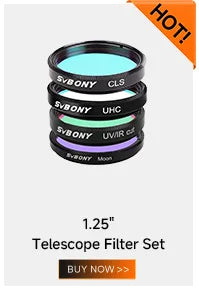 Svbony Telescope Eyepieces 1.25" 68° Eyepiece Planetary Eyepiece UWA 6mm/9mm/15mm/20mm Eyepiece for Astronomical Telescope