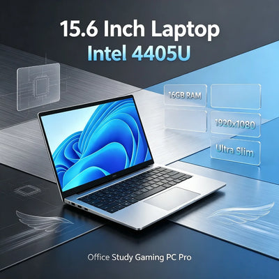 Intel Pentium 4405U 15.6 Inch Ultra Slim Laptop 16GB RAM | SAMAG