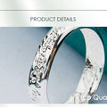 DOTEFFIL 925 Sterling Silver Mageweave Sculpture Ring For Wedding Engagement Party Jewelry