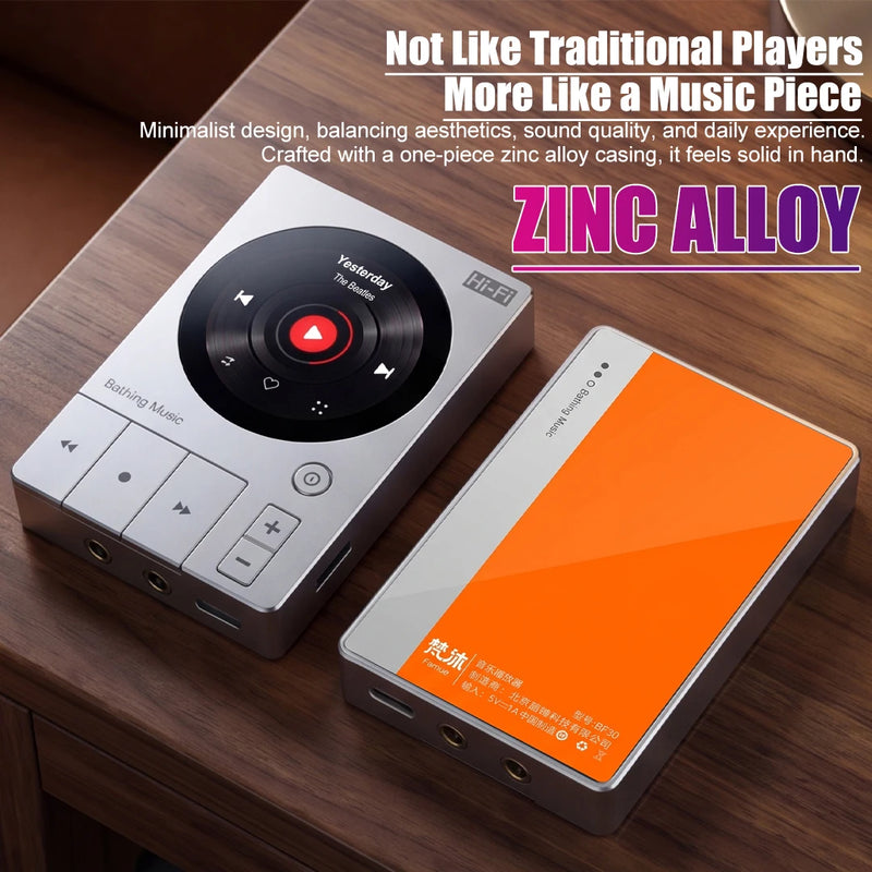 2026 New Retro Piano Key HiFi MP3 Player DSD256 Lossless Music ESS9018 DAC Bluetooth 5.3 Audiophile Student Outdoor Travel