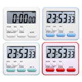Digital Display Cooking Alarm Clock Kitchen Timer Sleep Stopwatch Clock House Countdown Kids Student Learning Time Manager