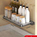 Foldable kitchen Storage Rack Fridge Organizer Storage Tray Clear Food Storage Organizer Spice Rack kitchen Organizer