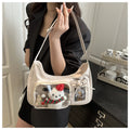 Korean Crossbody Bag Unique Japanese Designer Handbag Preppy Purse High-Quality Ita Bag For K-Pop Enthusiasts Everyday Use