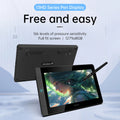 BOSTO BT-13HDK Portable Graphics Drawing Tablet 13.3 Inch H-IPS LED Screen Display Digital Art Drawing Pad 16K Pressure Level