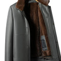 Leather Fur Jacket Men Jacket Winter Leather Coat Men Vintage Classic Leather Jackets High Quality Men
