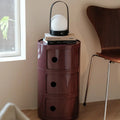 Round bedside table nordic plastic Bedside cabinet for bedroom small side end table nightstand Storage locker