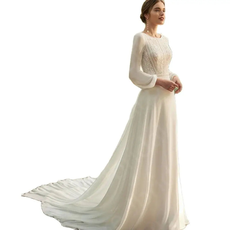 Customized Summer Beach Wedding Dresses Boho Bridal Gowns - View 5 | SAMAG