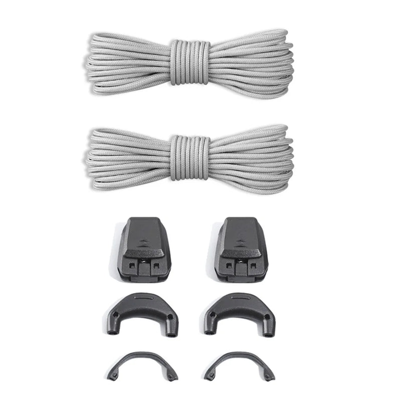 Quick Lace Kit No Tie Round Tennis Shoe Laces Without Ties Adult Kids Quality Running Sneakers Shoelaces for Salomon