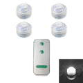 Mini Submersible LED Lights Small Underwater Tea Lights Candles Waterproof with Remote Battery Operated for Home Party Wedding