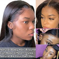 Peruvian Bone Straight Human Hair Wigs 13x4 Full Transparent Lace Frontal Wigs for Women Lace Front Human Hair Wigs Pre Plucked