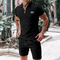 Men's European Style Suit Set - Summer Solid Color | SAMAG