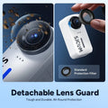 4K Thumb Cam C110+ SJCAM Magnetic POV Wearable Action Cam,170° Ultra Wide Sport Camera for Cycling,Anti-Shake﻿ Recorder