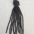 Dreadlocks Sister Locs Extensions Handmade Soft Crochet Brazilian Human Hair Braiding 10in Ombre Short Hair 10Strands/lot