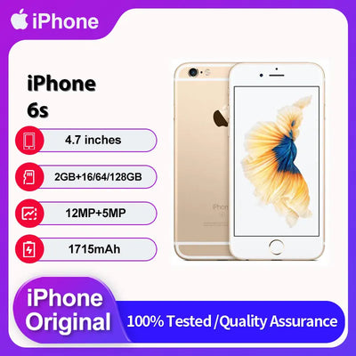Original Apple iPhone 6S 4G Fingerprint Unlocked Used IOS | SAMAG