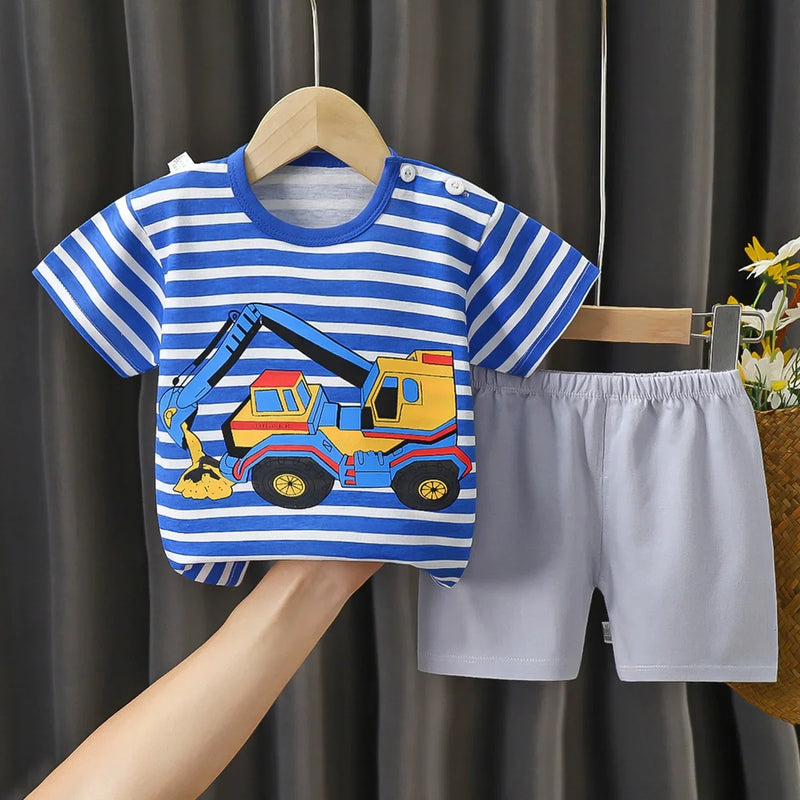 Children's Sets mother Kids Clothes Boys Girl T-shirt | SAMAG
