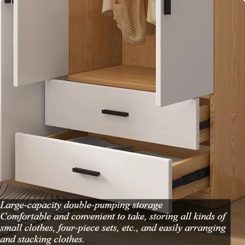 Dust Proof Modern Wardrobe Shelf Apartment Large Standing Wardrobe Minimalist Partition Vitrina Bedroom Furniture Accessories